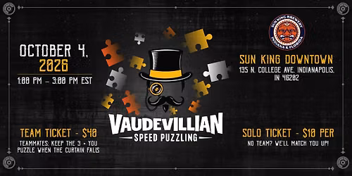 Vaudevillian Puzzling: Speed Jigsaw Puzzle Competition