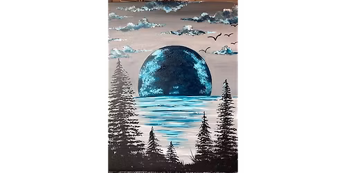 Blue Moon Rising - Paint and Sip in Houston | Classpop!\u2122