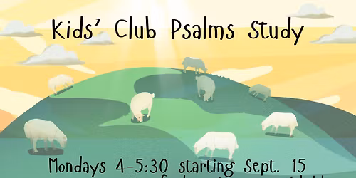Kids' Club Psalms Study