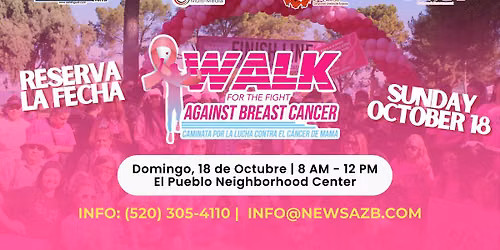 \ud83c\udf80 Walk for the Fight Against Breast Cancer 2026 | FREE EVENT IN TUCSON