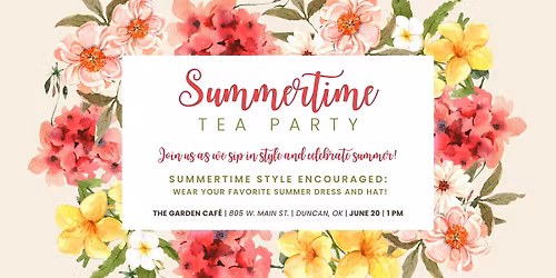 Summertime Tea Party