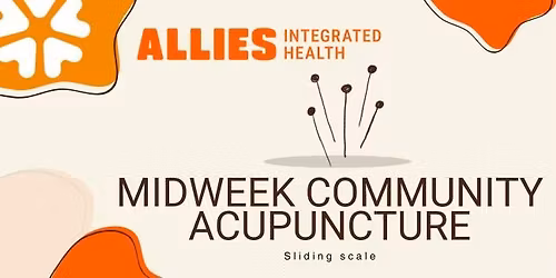 Sliding Scale Community Acupuncture Wednesdays
