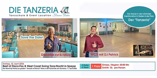 The Best of Disco-Fox & West Coast Swing Tanz-Nacht in Speyer