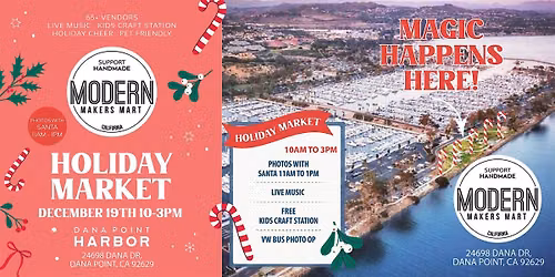 Holiday Market at Dana Point Harbor