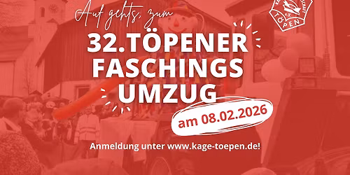 32. T\u00f6pener Faschingsumzug