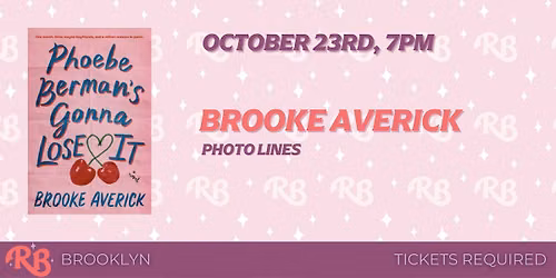 Brooke Averick Brooklyn Photo Lines for Phoebe Berman's Gonna Lose It