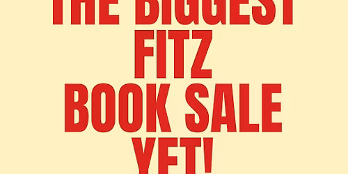 The Biggest FITZ Book Sale Yet!