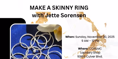 Making a Skinny Ring