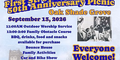 First St. John Day School 50th Anniversary Picnic