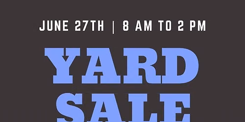 Church Yard Sale!