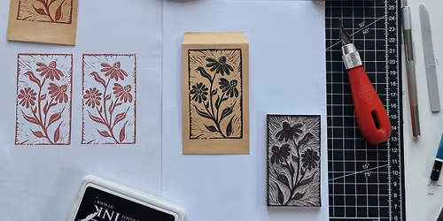 Stamp carving workshop - Flower edition
