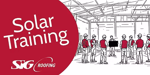 SIG Roofing Solar Training in Plymouth - PM