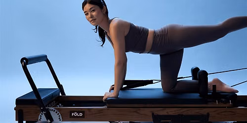 Rooftop Pilates with F\u00d4LD Reformer at Kitty Hawk