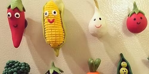 Family Ceramics: Harvest Fridge Magnets