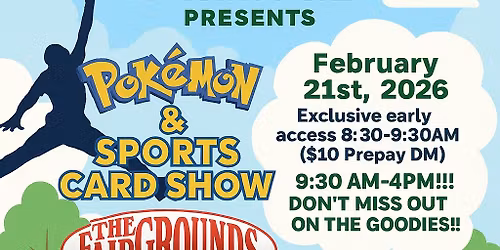 2\/21\/2026 Pokemon & Sportscard show @Kootenai County Fairgrounds