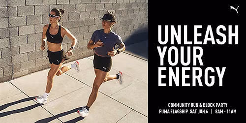 PUMA LAS VEGAS: RUN, PLUNGE & BLOCK PARTY- UNLEASH YOUR ENERGY
