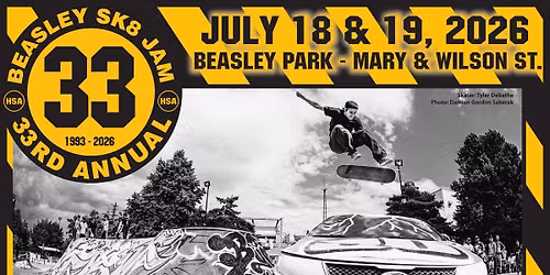 33rd Annual Beasley Park Amateur Skateboard Jamboree