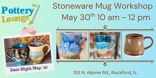 Stoneware Mugs-May 30th 10 am