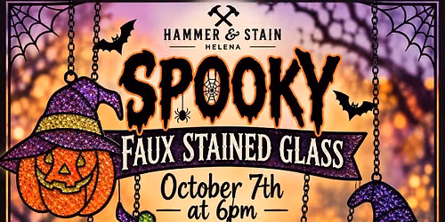 Spooky Faux Stained Glass