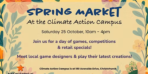 Meepleopolis @ The Climate Action Campus Spring Market
