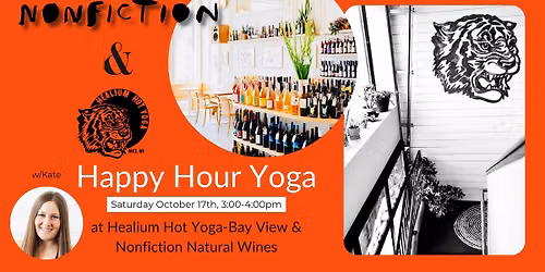 Happy Hour Yoga w\/Nonfiction Wines