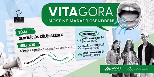 VitAgora - \u201eMost ne maradj csendben!\u201d