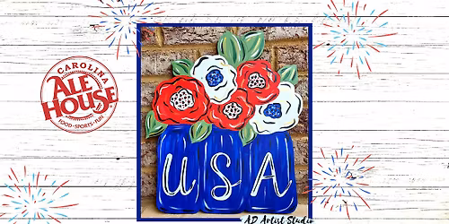 USA Door Hanger Paint Night