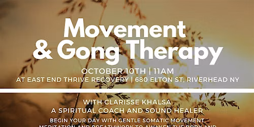 Movement + Gong Therapy
