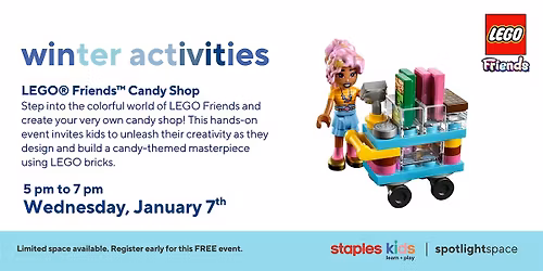 LEGO\u00ae Friends\u2122  Candy Shop at Staples Calgary South Store 62