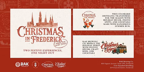 CHRISTMAS IN FREDERICK - HOLIDAY POP-UP BAR PREVIEW NIGHT
