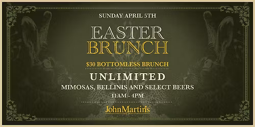 Easter Sunday Brunch at JohnMartin's