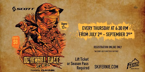Scott Downhill Race Series 2026 Presented by Dakine