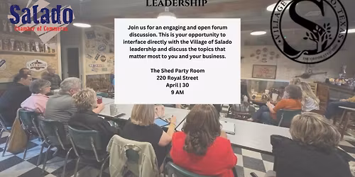 Coffee with Village Leadership