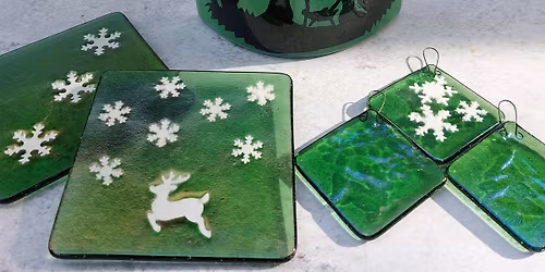 Christmas Sparkle in Fused Glass