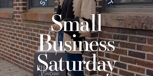 Celebrate Small Business Saturday in Style!