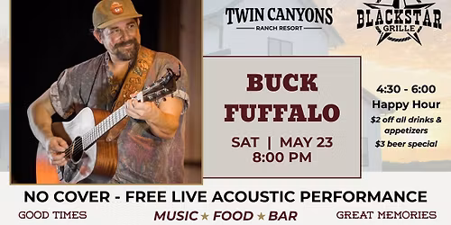 Buck Fuffalo - FREE LIVE MUSIC at Black Star Grille & Music Venue