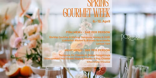 Spring GOURMET WEEK \/ Proljetni GURMANSKI TJEDAN
