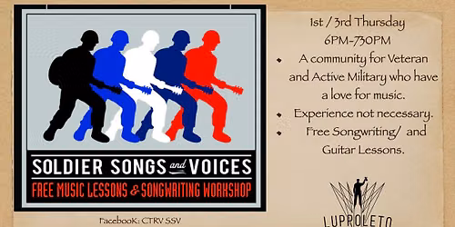 Soldier Songs & Voices Chapter Meeting at Luppoleto Brewing @Windsor Locks