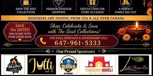 Brampton\u2019s Biggest Karwachauth Bazaar & Diwali Mela 2026