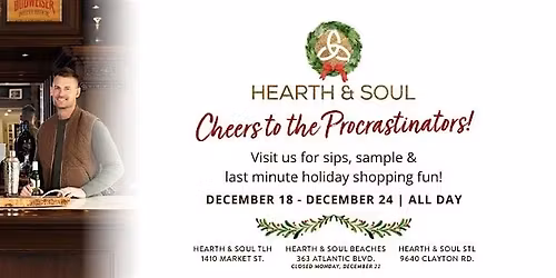 Cheers to the Procrastinators