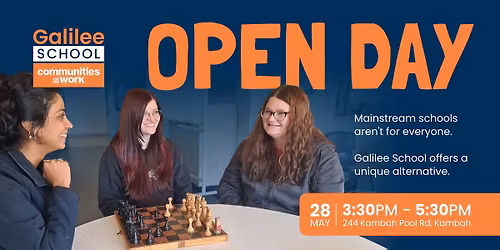 Galilee School Open Day 2026