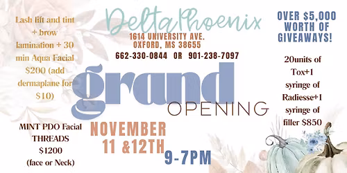 Oxford Delta Phoenix Aesthetic Medicine Grand Opening!!