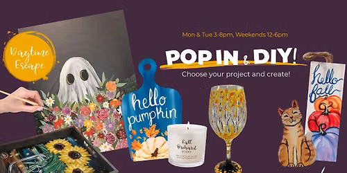 Pop-In & DIY: Your Daytime Creative Escape