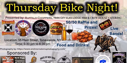 Weekly Tonawanda Thursday Bike Night