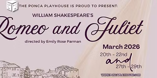 Ponca Playhouse presents: ROMEO & JULIET