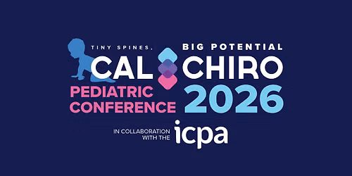 CalChiro\/ICPA Pediatric Conference 2026