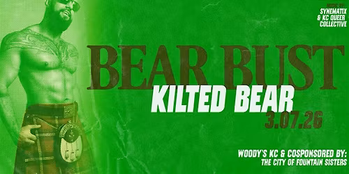 BEAR BUST: KILTED BEAR