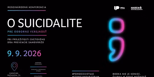 MEDZIN\u00c1RODN\u00c1 KONFERENCIA O SUICIDALITE