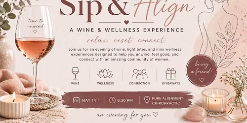 Sip & Align: A Wine and Wellness Experience