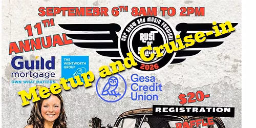 Rust and Shine Show Pre-Meet and Cruise in